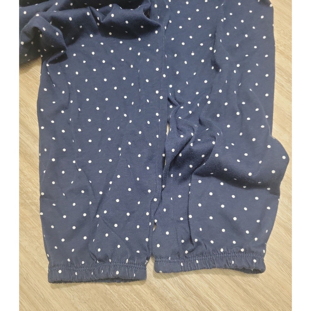 Wonder Nation Girls Navy Blue Polka Dot Jumpsuit XL 14-16 NWT - Picture 7 of 8